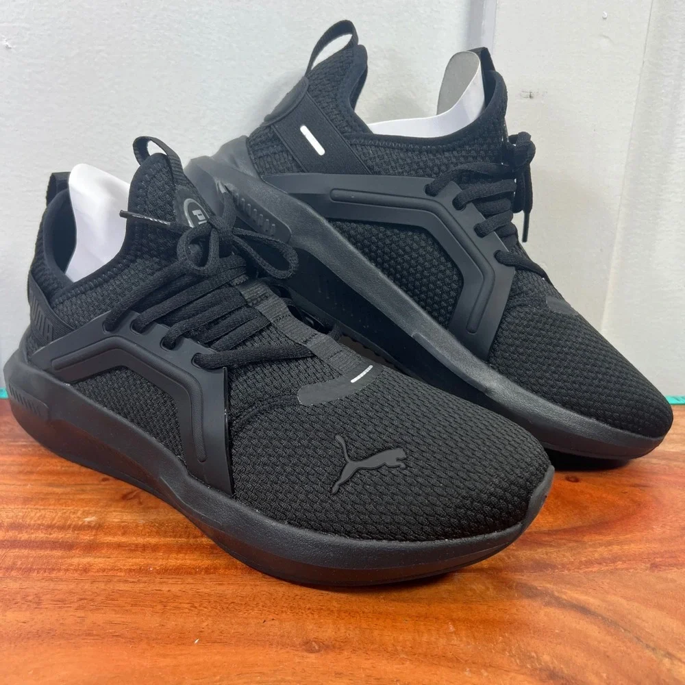 Puma Softride Enzo 5 Womens Running Shoes Black 311213-12 Size 10 Sneaker